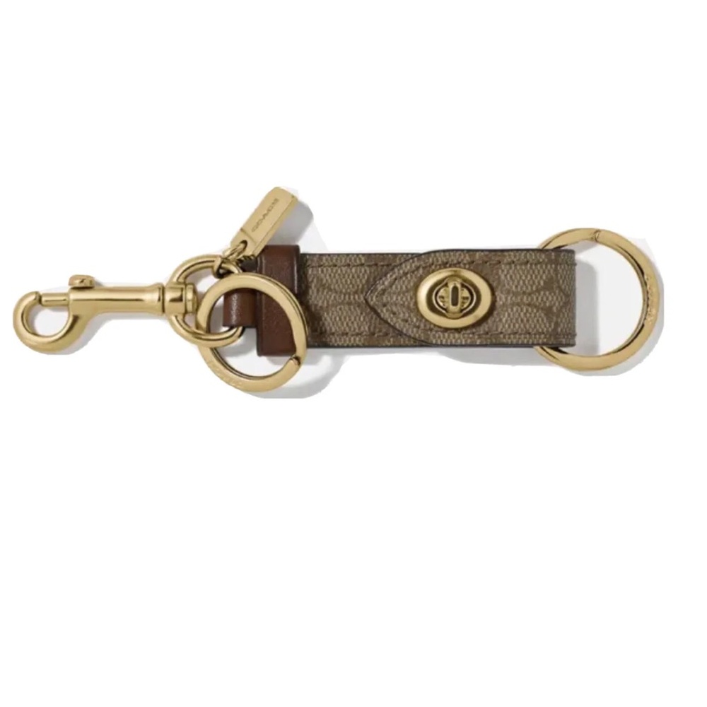 Coach bag charm